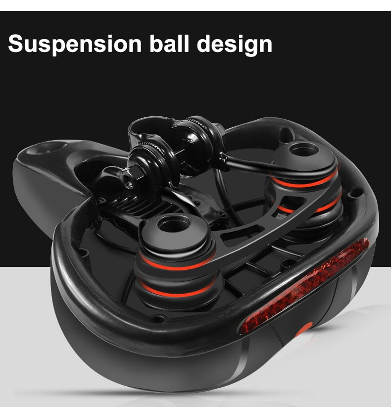 Comfortable Thick Padded Saddle For Bike & Bike+.