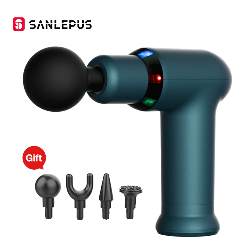 Dual Function Hot Compress & Deep Tissue Muscle Neck Back Body Massage Gun