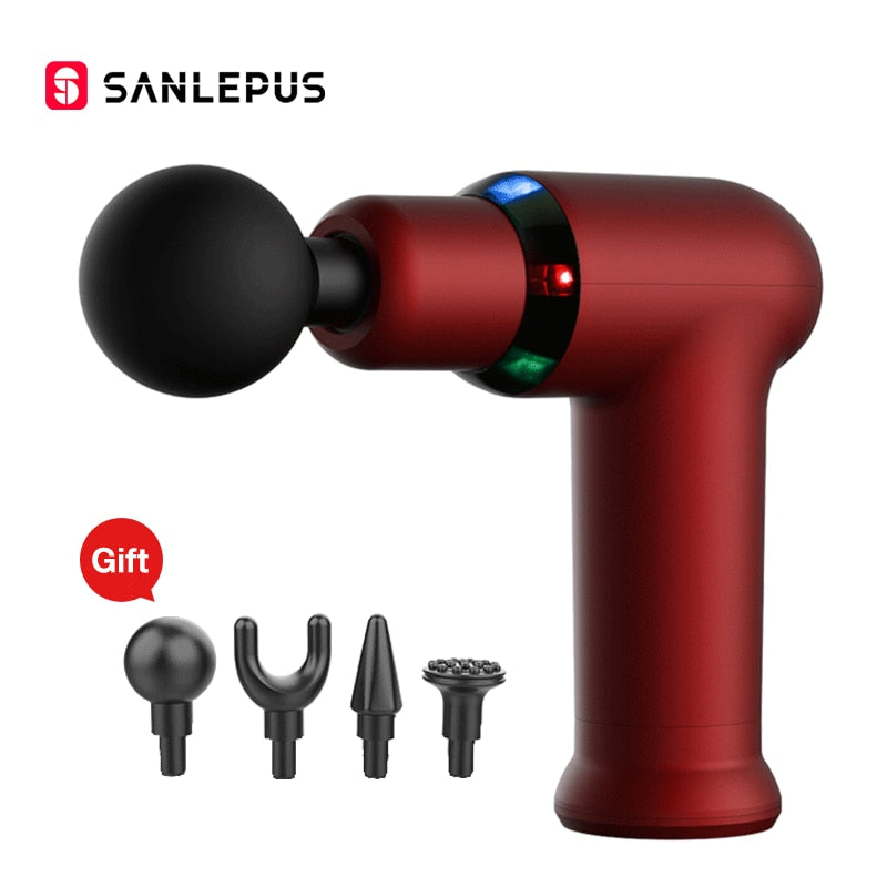 Dual Function Hot Compress & Deep Tissue Muscle Neck Back Body Massage Gun