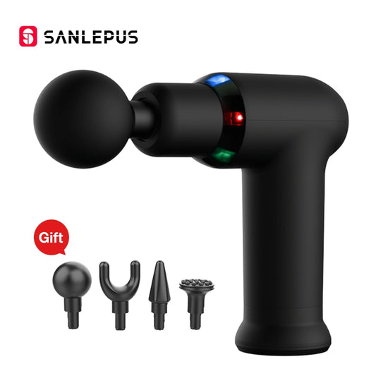 Dual Function Hot Compress & Deep Tissue Muscle Neck Back Body Massage Gun