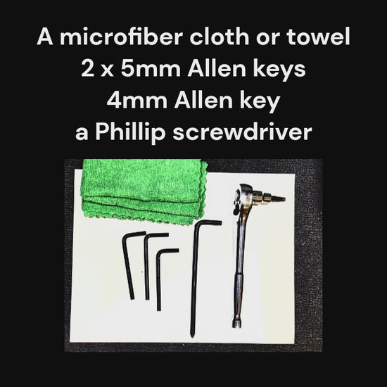 Tools required to conduct a peloton bearing replacement 